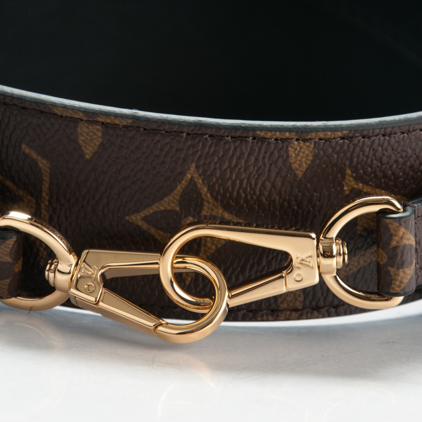 Monogram Bandouliere Shoulder Strap Black