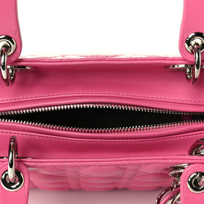 Christian Dior Lambskin Cannage Medium Lady Dior Pink 4 of 7