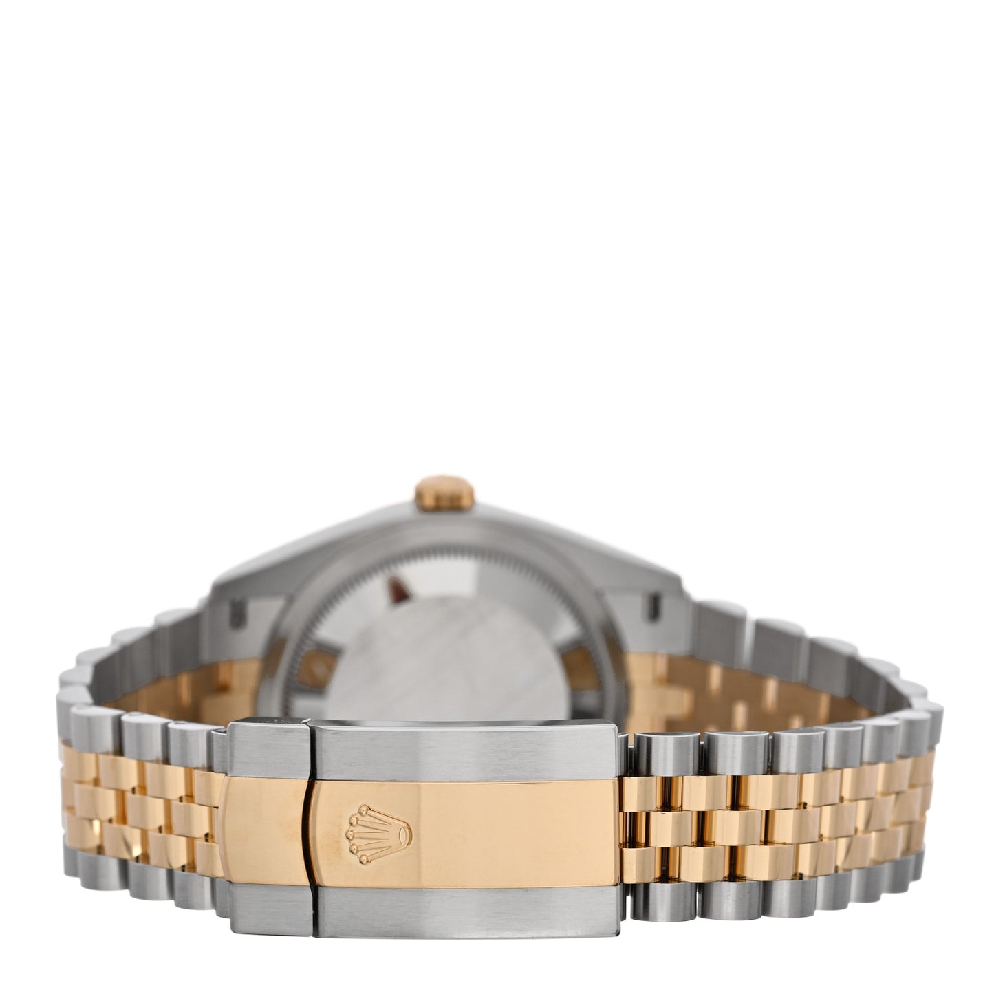 Stainless Steel 18K Yellow Gold 36mm Oyster Perpetual Datejust Watch Golden Palm 126233