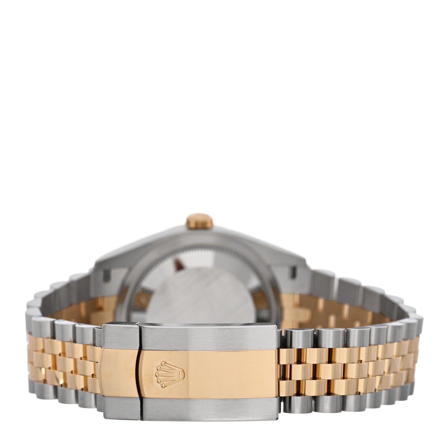 Rolex Stainless Steel 18K Yellow Gold 36mm Oyster Perpetual Datejust Watch Golden Palm 126233 3 of 5