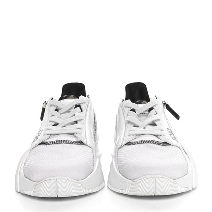 Fendi Nylon Suede Transparent Fendi Flow Low Top Sneakers 40 White 3 of 9
