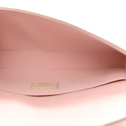 Louis Vuitton Empreinte Spring in the City Felicie Pochette Chain Wallet Pink Beige Yellow 6 of 10