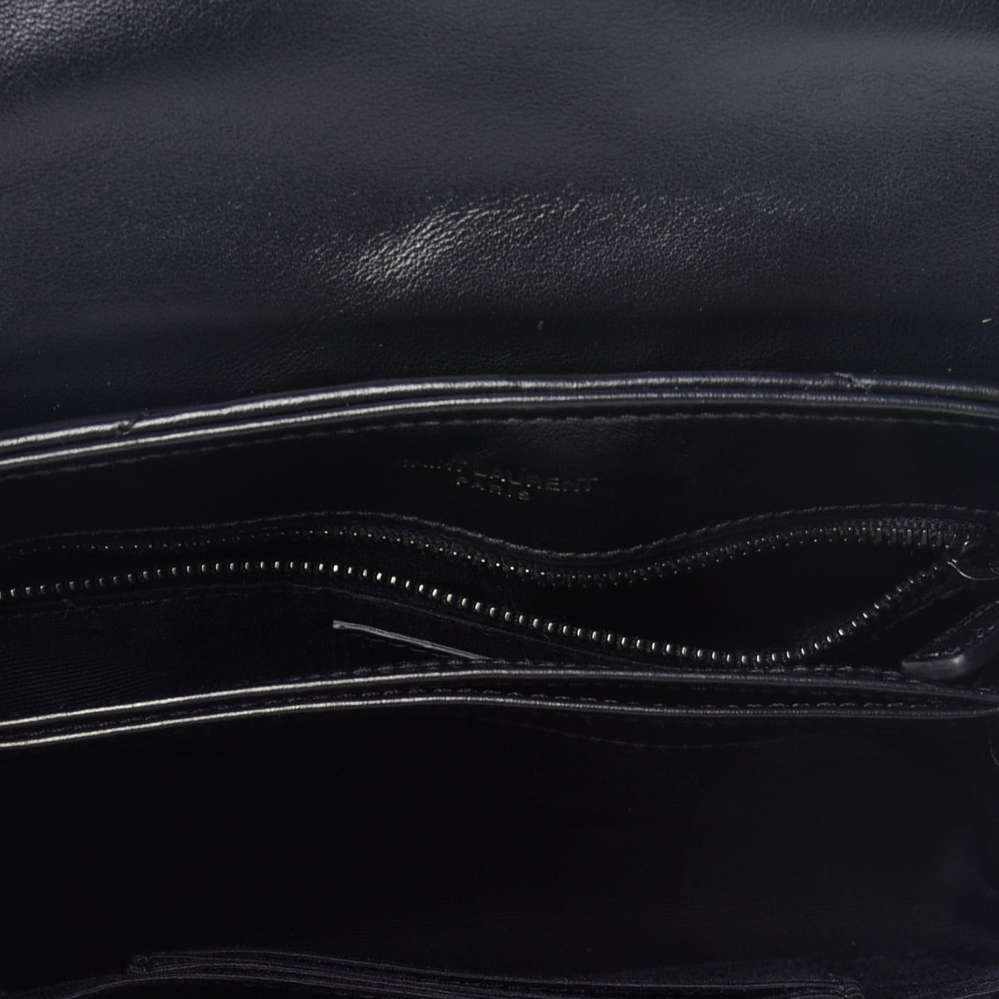 Calfskin Y Quilted Monogram Toy Loulou Crossbody Bag Black