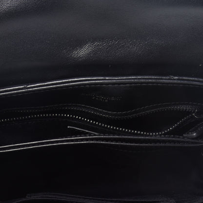 Saint Laurent Calfskin Y Quilted Monogram Toy Loulou Crossbody Bag Black 5 of 9