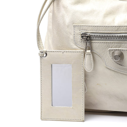 Balenciaga Agneau Giant 21 Silver Hardware Hobo White 14 of 16