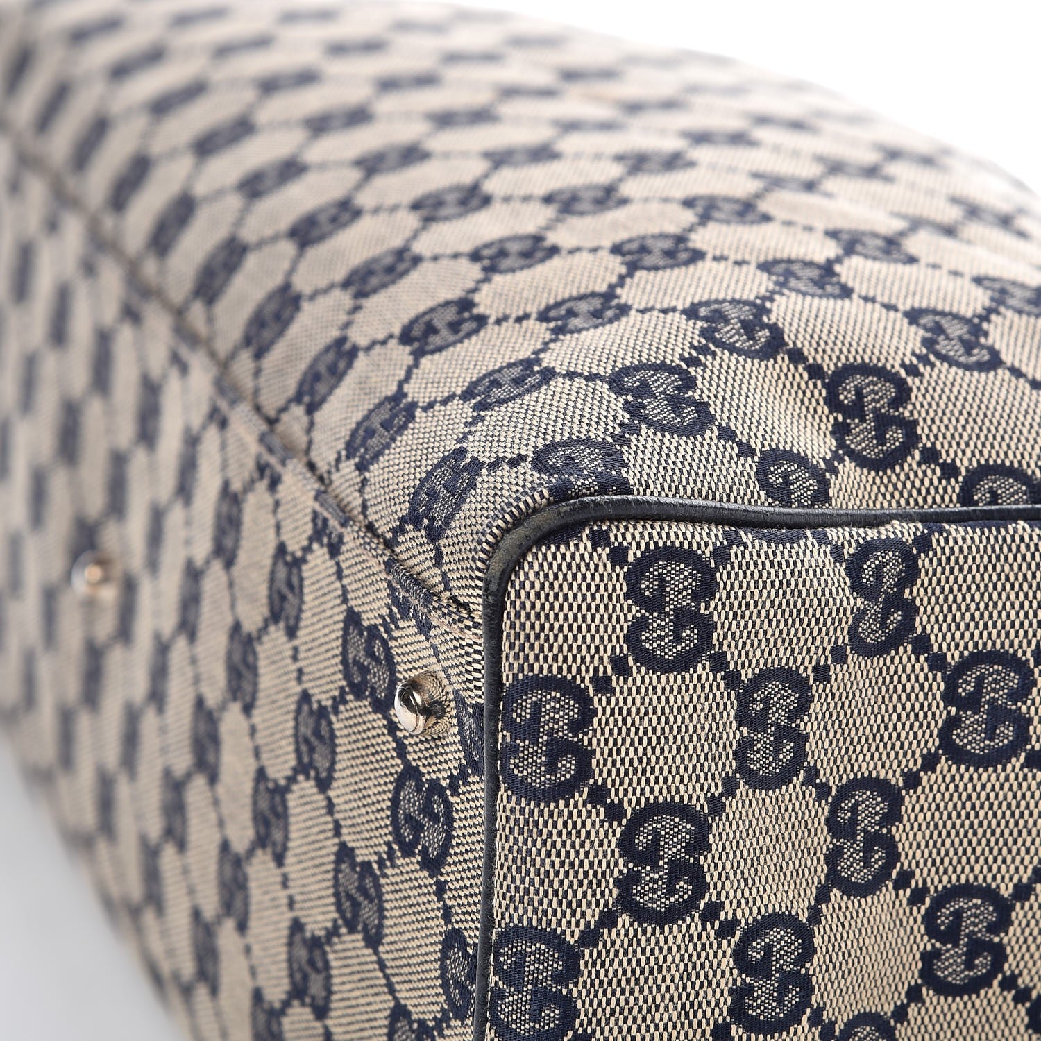 Gucci GG Monogram Web Pop Tote Navy 10 of 11