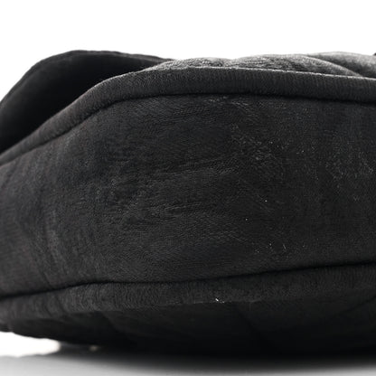 Chanel Coated Canvas Quilted Le Marais Flap Black 9 of 11