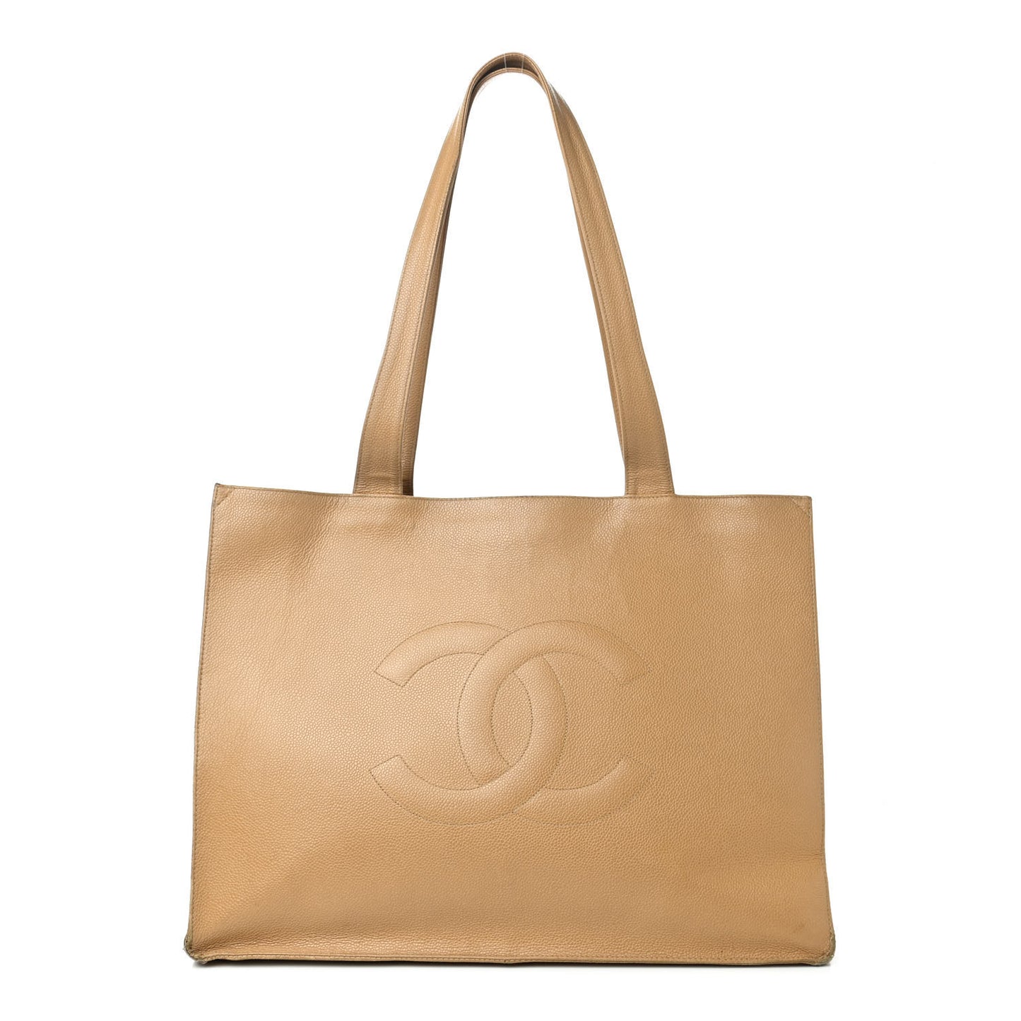 Caviar CC Tote Beige