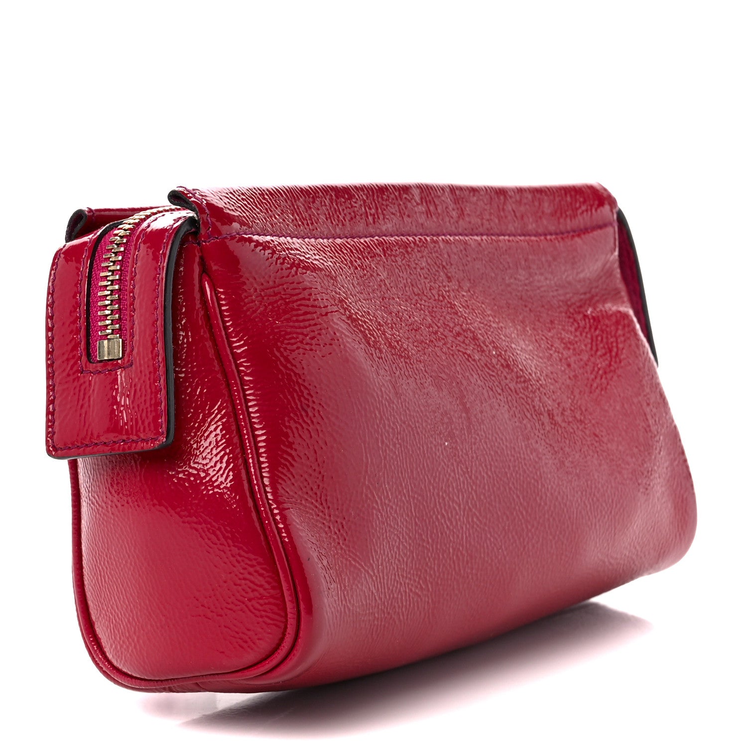 Gucci Soft Patent Soho Cosmetic Case Bright Bougainvillea 3 of 10