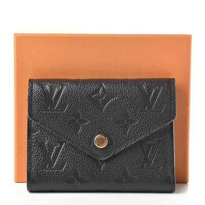 Louis Vuitton Empreinte Victorine Wallet Black 8 of 8