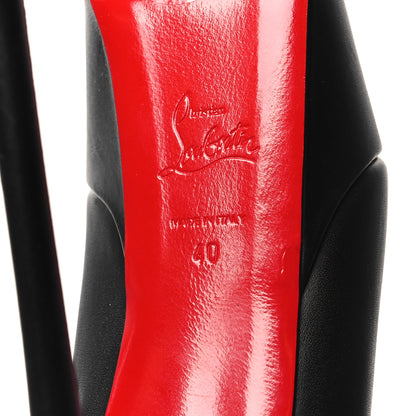 Christian Louboutin Calfskin Dolly Alta Booty 160 Ankle Boots 40 Black 6 of 8