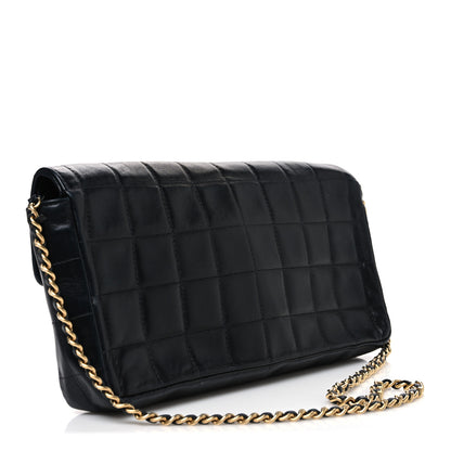 Chanel Lambskin East West Chocolate Bar Flap Black 2 of 10