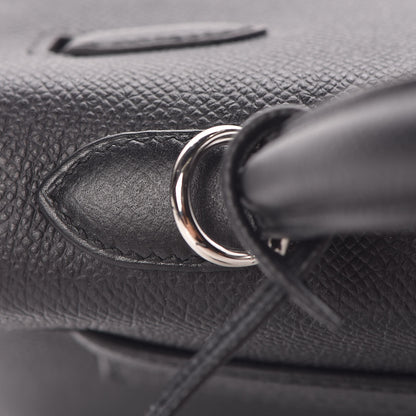 Hermes Epsom Kelly Sellier 25 Black 41 of 45