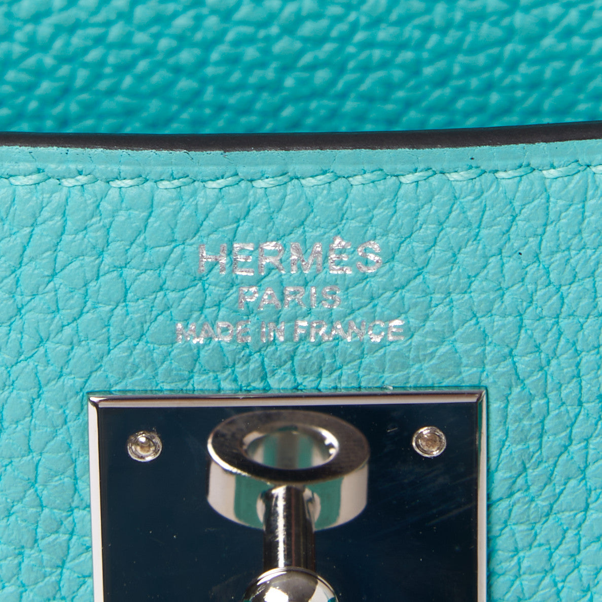 Hermes Togo Kelly Retourne 28 Bleu Atoll 20 of 31