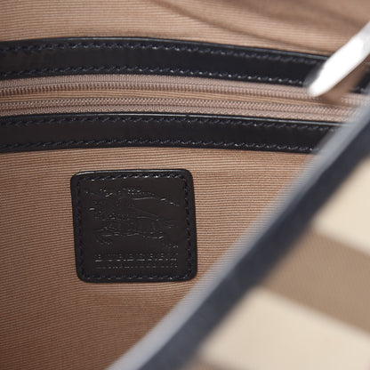 Burberry Supernova Check Medium Barton Hobo Black 6 of 9