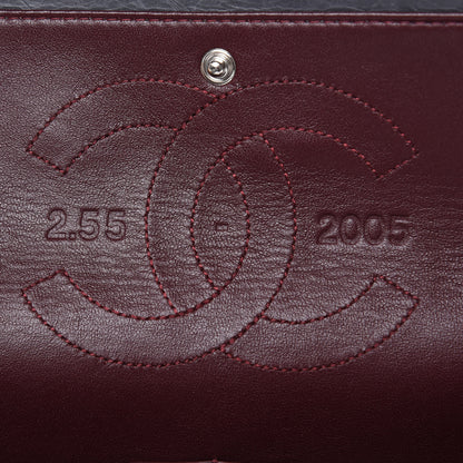Chanel Aged Calfskin Quilted 50th Anniversary 2.55 Reissue Flap 226 Grey 16 of 18