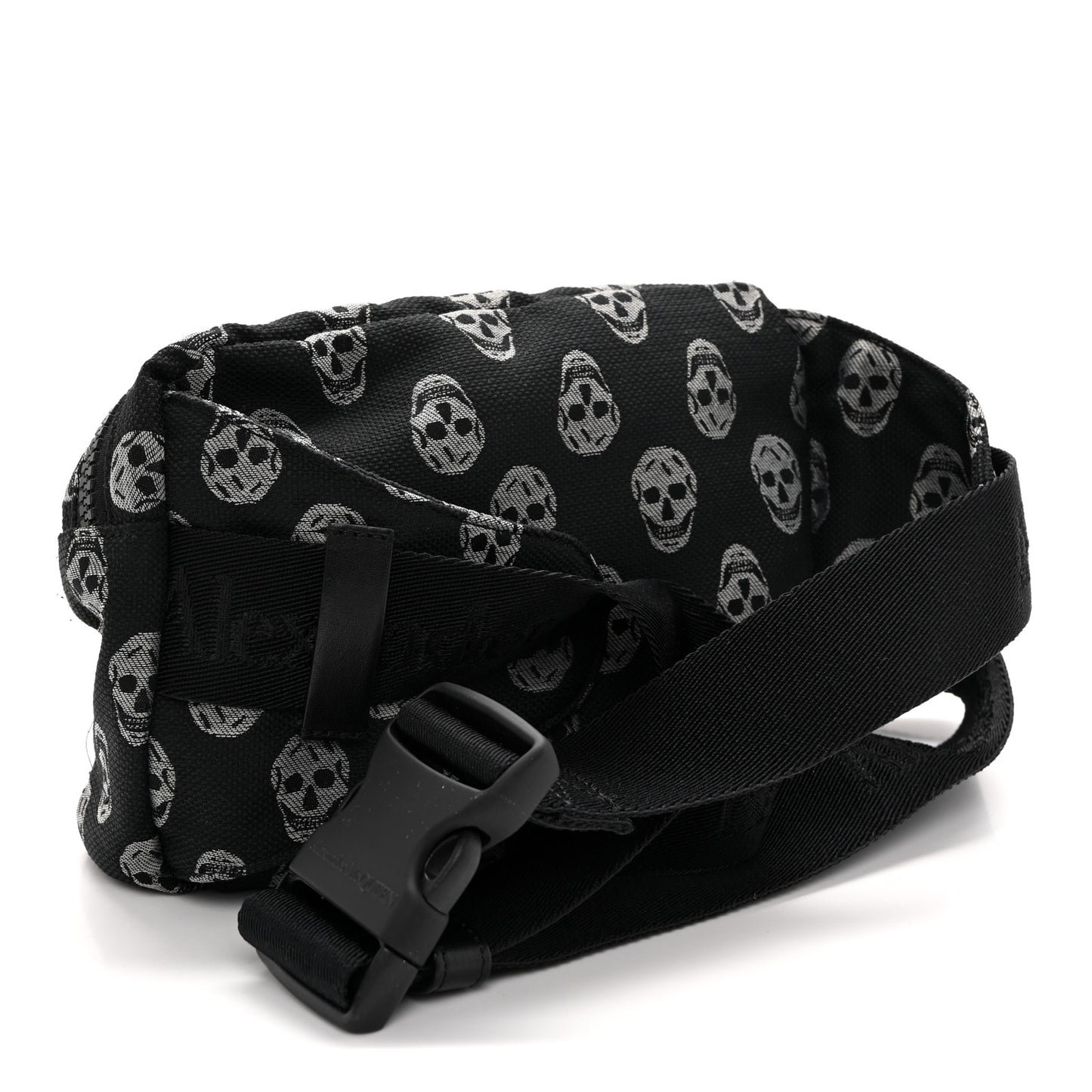 Jacquard Skull Belt Bag Black White