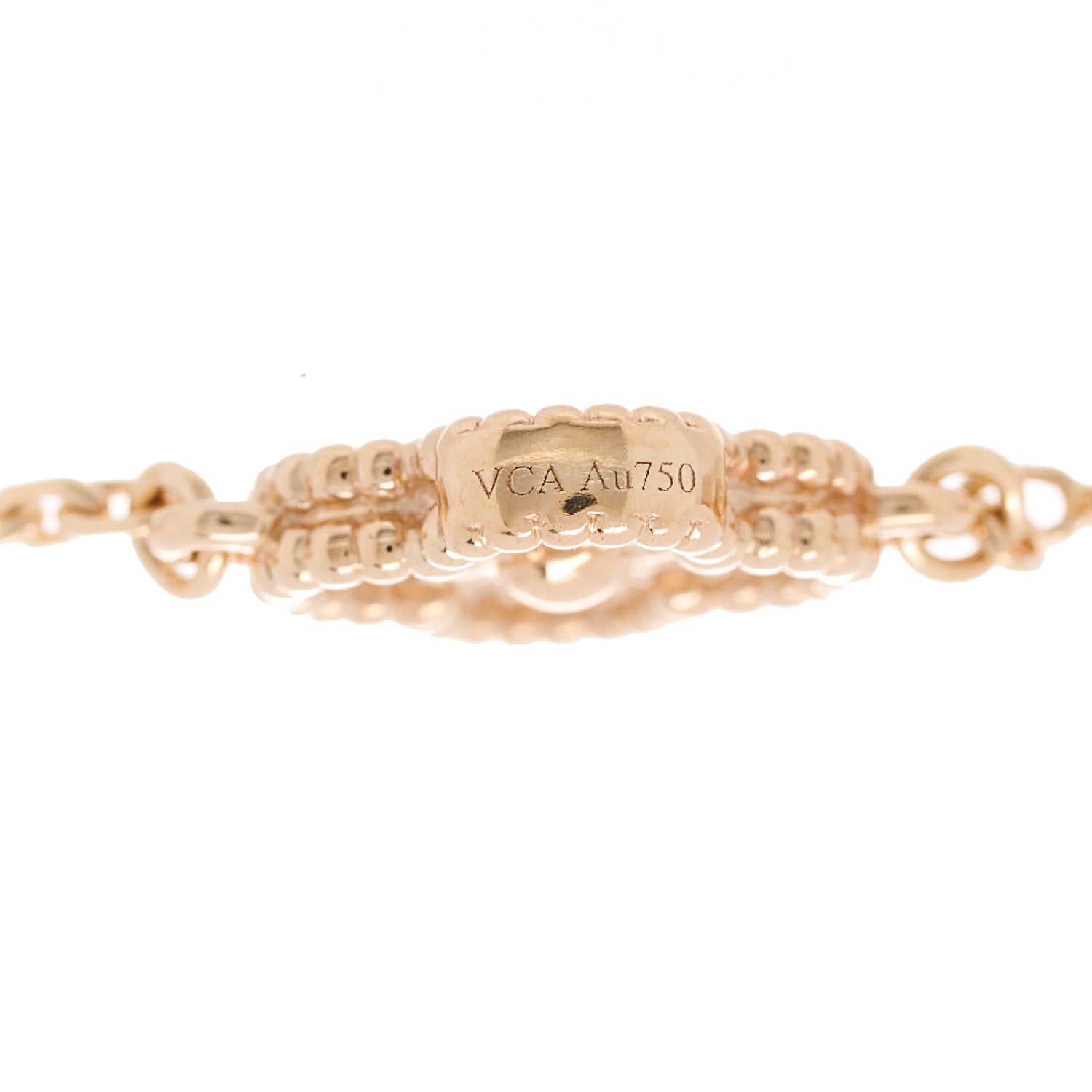 Van Cleef & Arpels 18K Rose Gold 6 Motifs Sweet Alhambra Bracelet 4 of 6