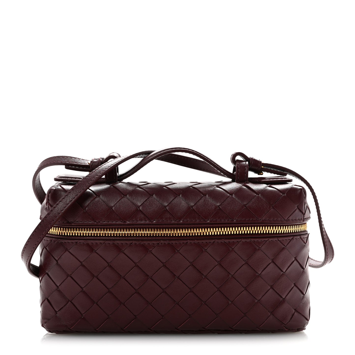 Nappa Intrecciato Bang Bang Vanity Case Barolo