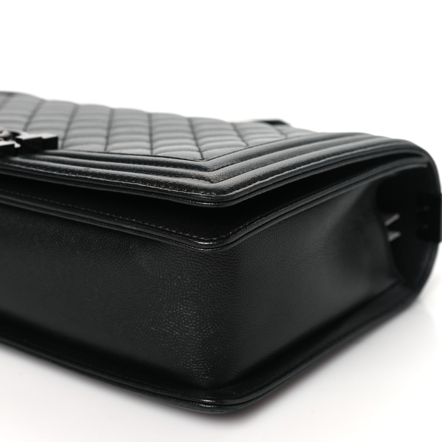 Chanel Caviar Quilted New Medium Boy Flap So Black 10 of 10