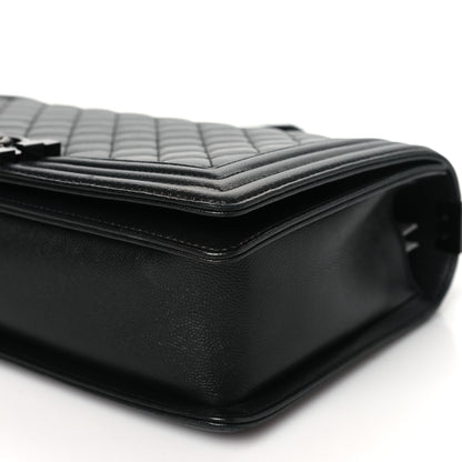 Chanel Caviar Quilted New Medium Boy Flap So Black 10 of 10