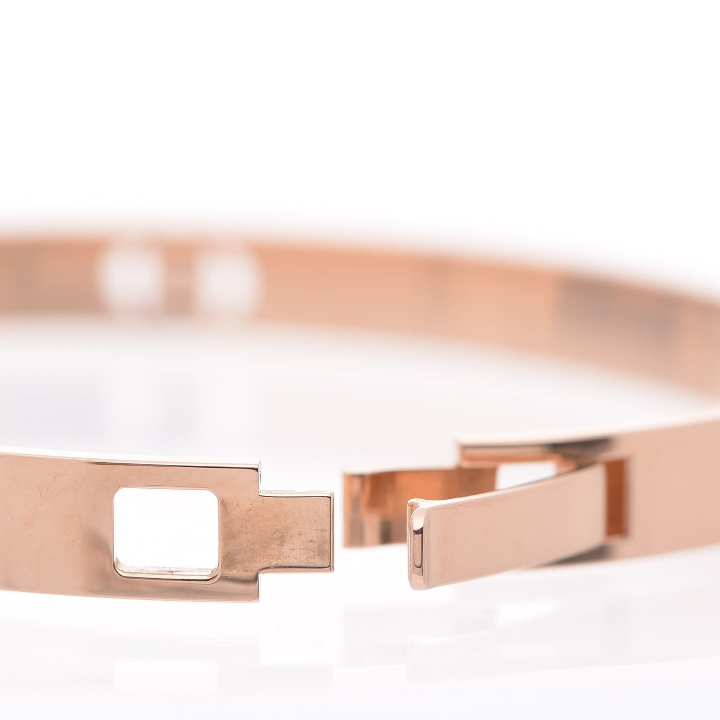 18K Rose Gold Diamond PM H D'Ancre Bracelet SH