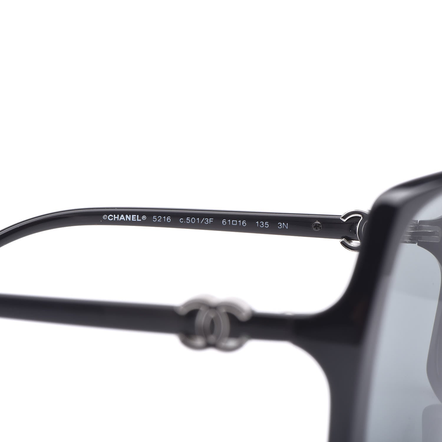 Chanel CC Sunglasses 5216-A Black 5 of 6