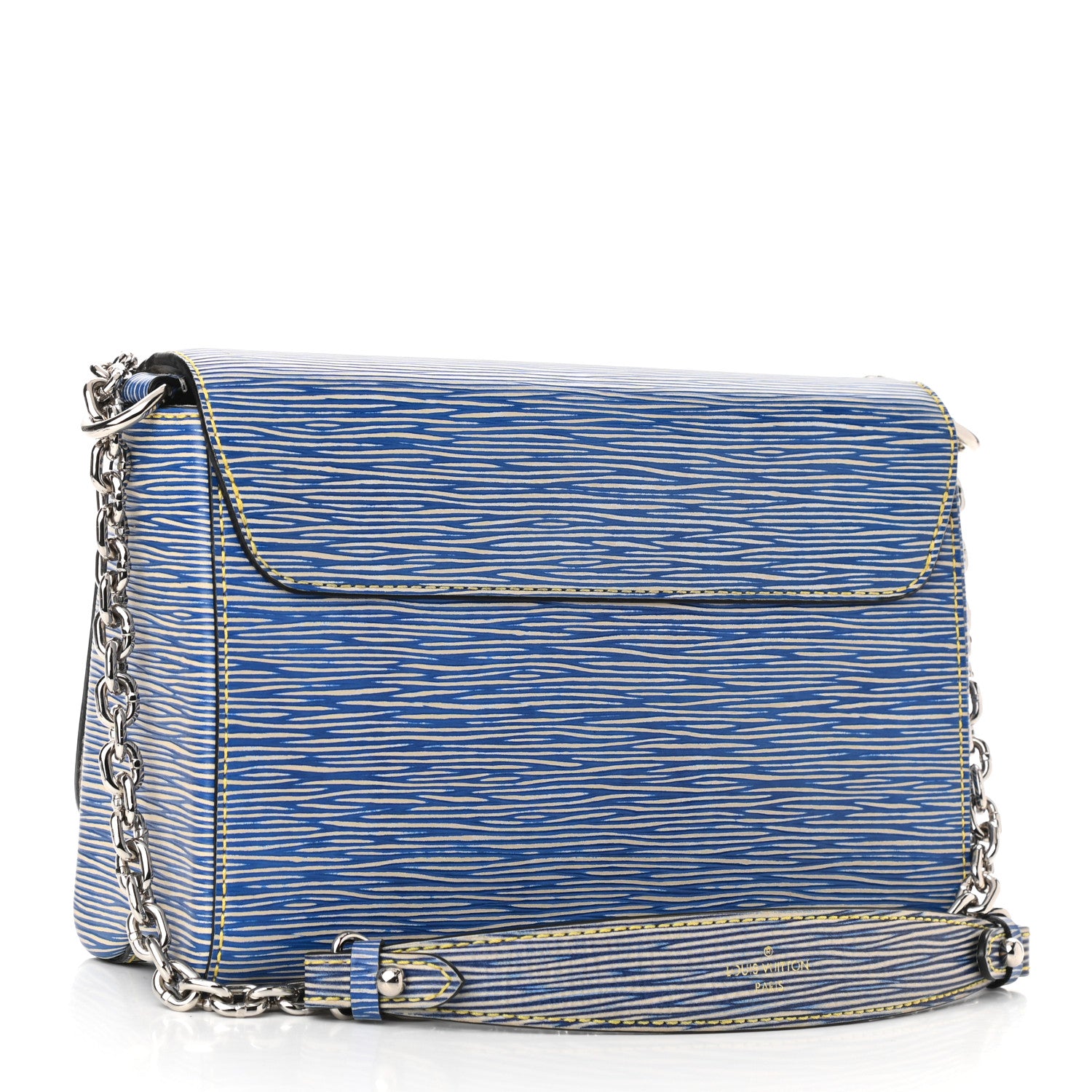 Louis Vuitton Epi Twist Shoulder Bag MM Denim Light 3 of 9