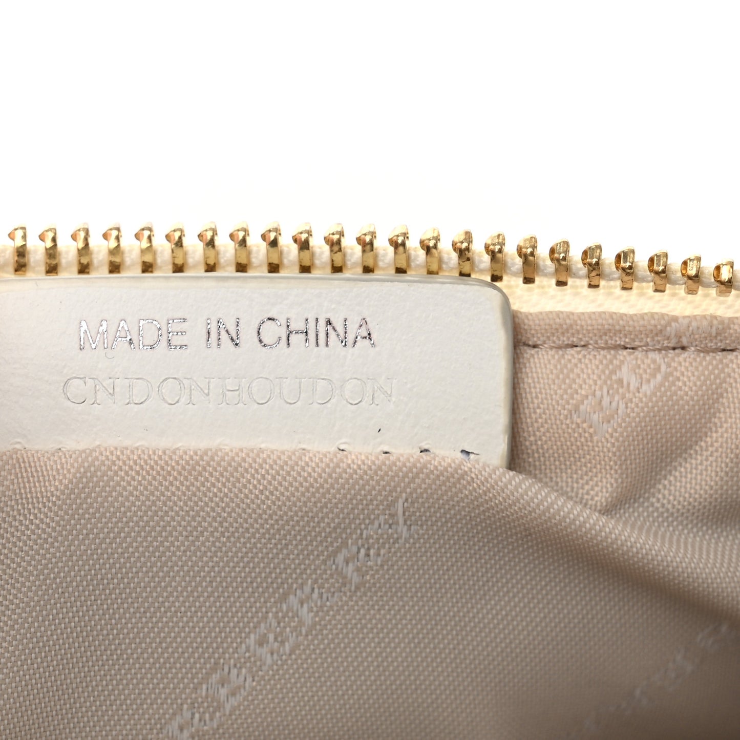 Haymarket Check Small Peyton Crossbody Clutch Bag White