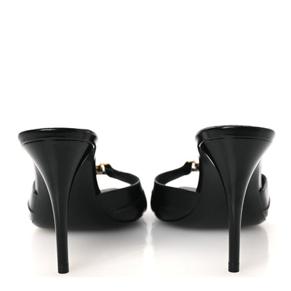 Saint Laurent Nappa Sugar Babylone 90 Mules 38.5 Black 6 of 12