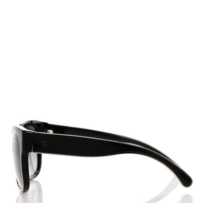 Chanel Mirrored CC Sunglasses 5270 Black Silver 3 of 7