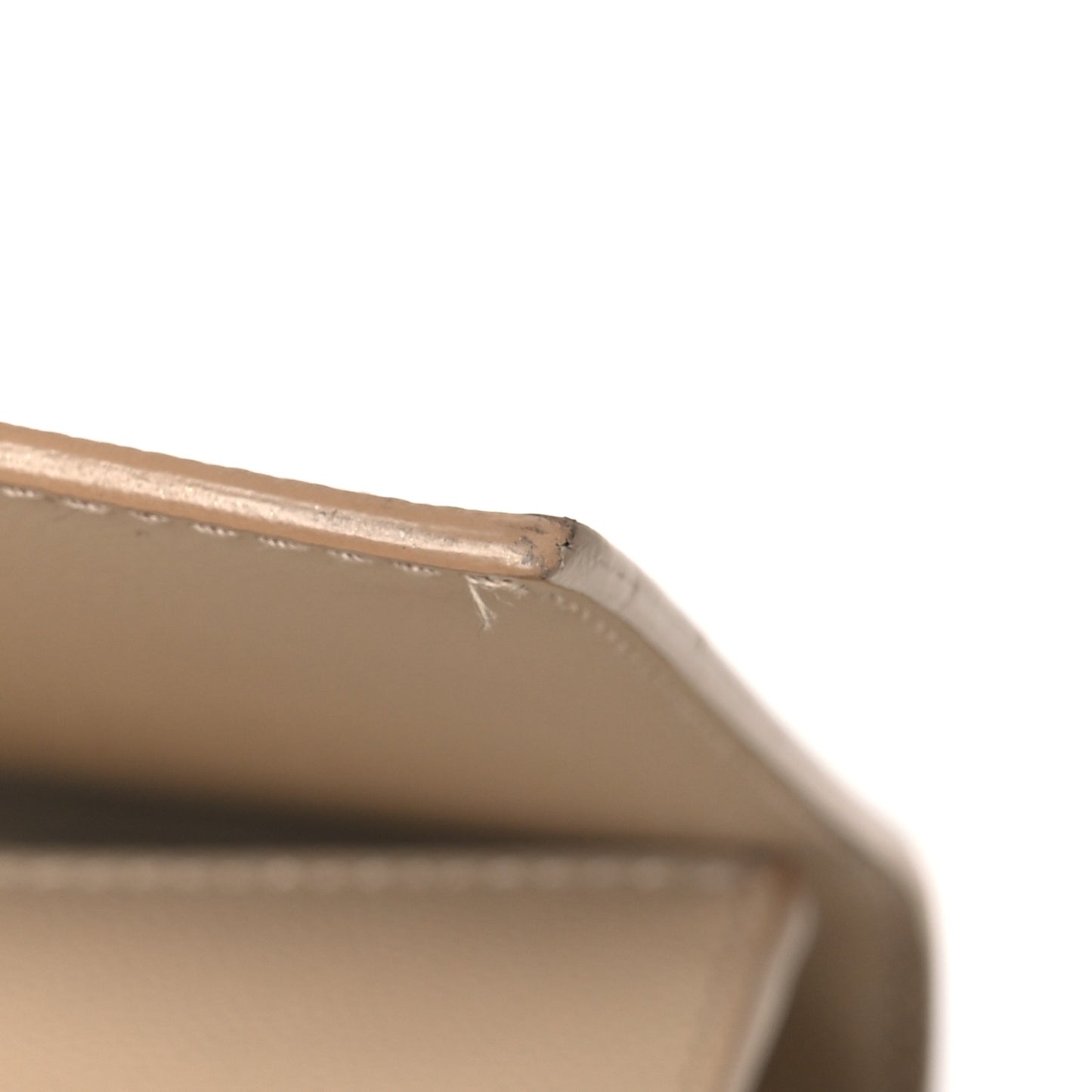 Grain De Poudre Classic Kate Monogram Clutch Dark Beige