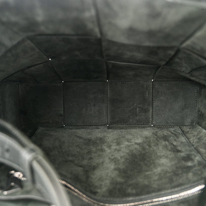 Bottega Veneta Nappa Maxi Intreccio Small Arco East West Tote Dark Green 5 of 10