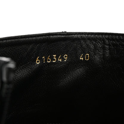 Balenciaga Calfskin Soft Rim Ankle Booties 40 Black 9 of 10
