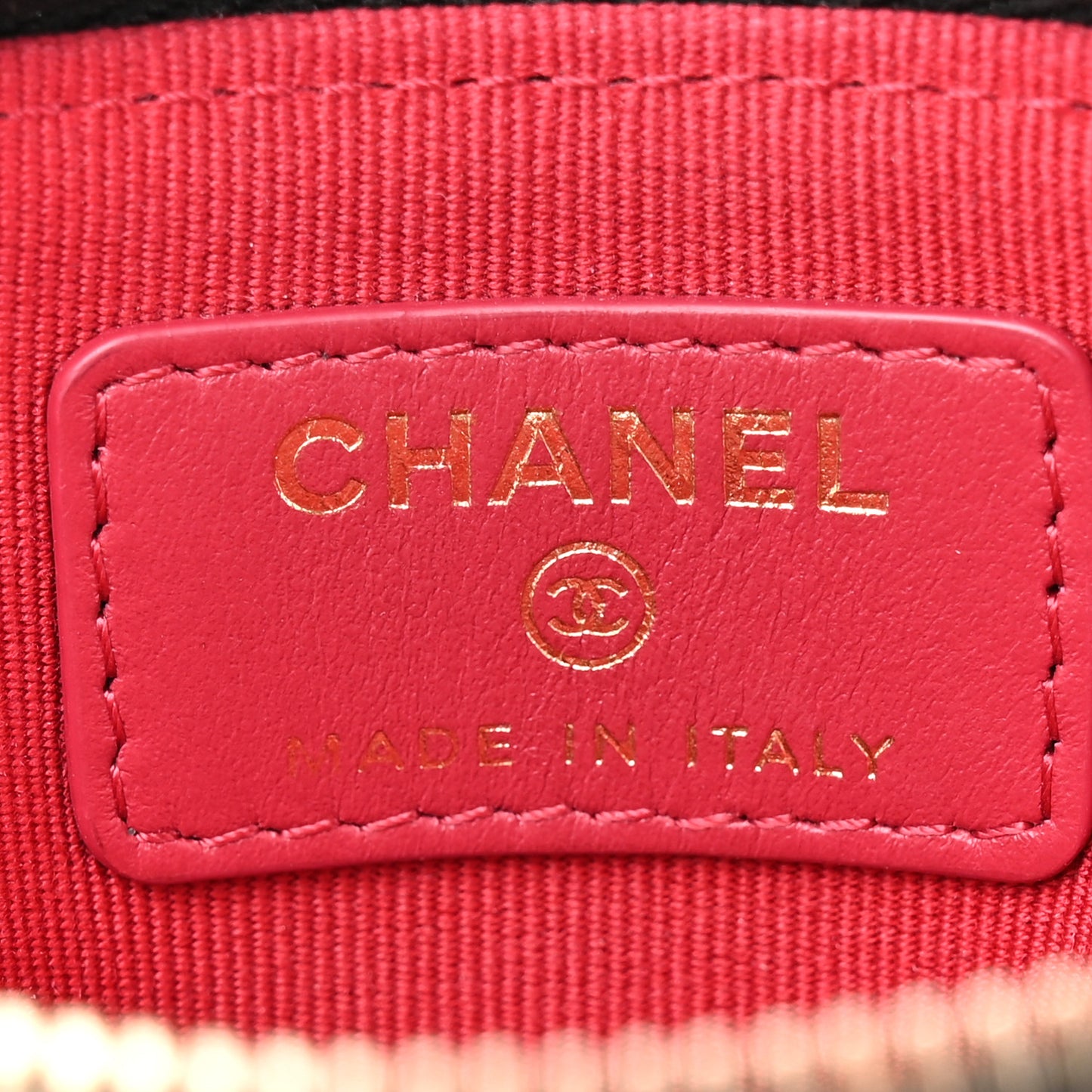 Lambskin Quilted Chanel 19 Zip Card Holder Wallet Black