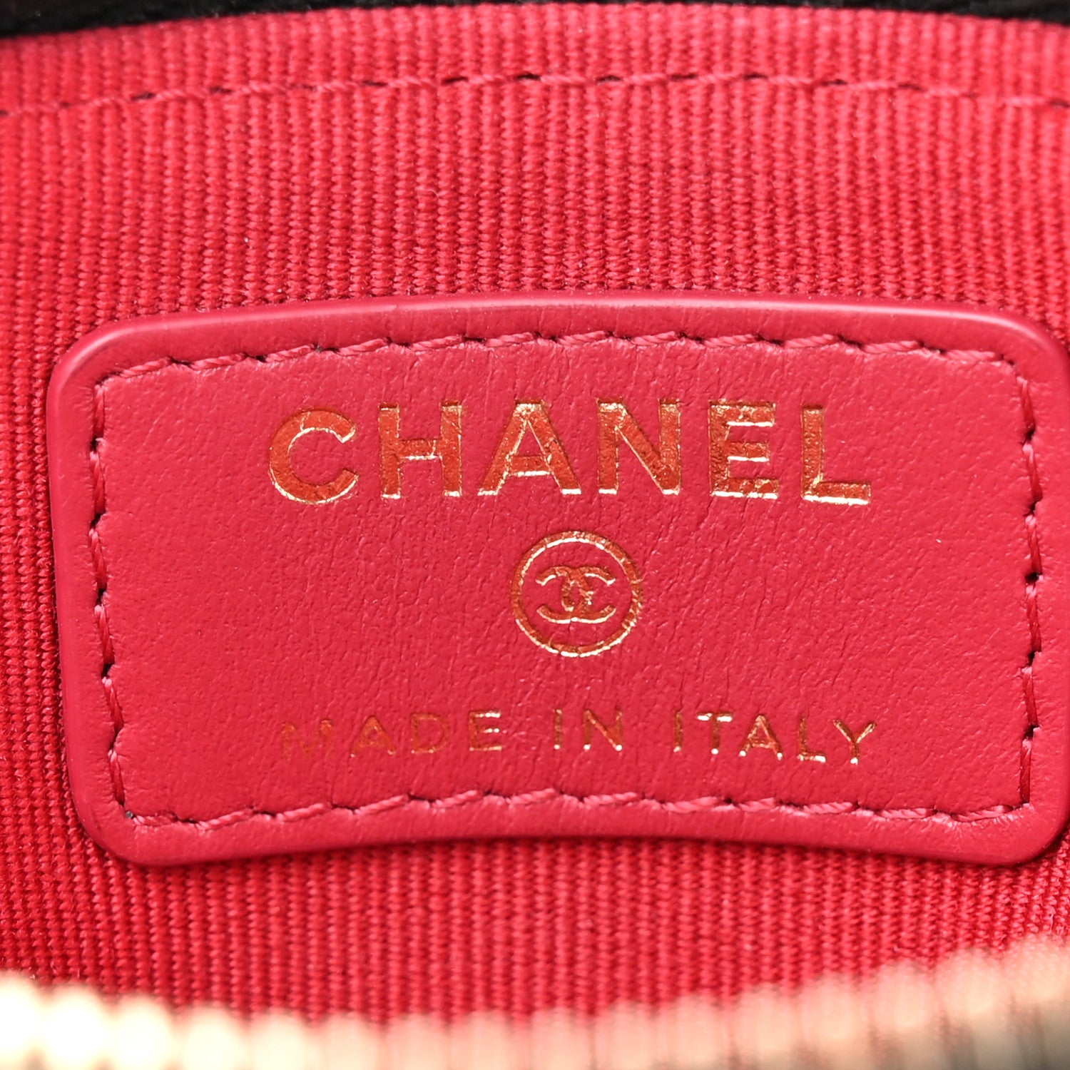 Chanel Lambskin Quilted Chanel 19 Zip Card Holder Wallet Black 6 of 7