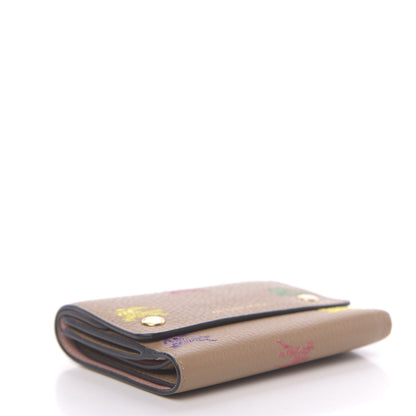 Burberry Grained Calfskin EKD Tri-Fold Compact Wallet Light Camel 4 of 6
