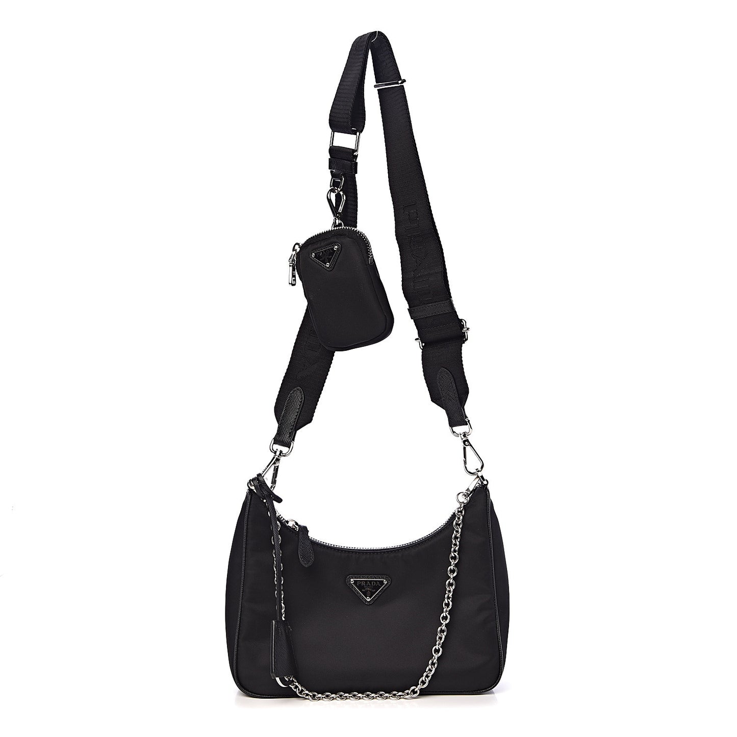 Nylon Re-Edition 2005 Shoulder Bag Black
