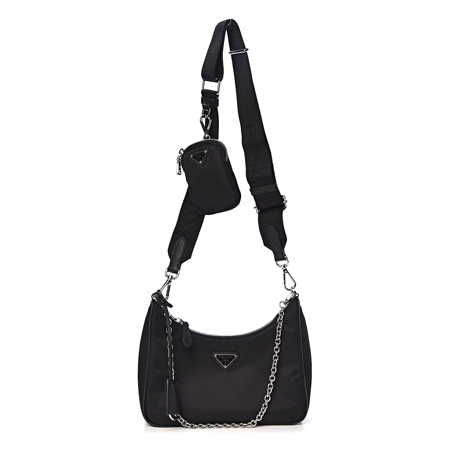 Prada Nylon Re-Edition 2005 Shoulder Bag Black 1 of 14