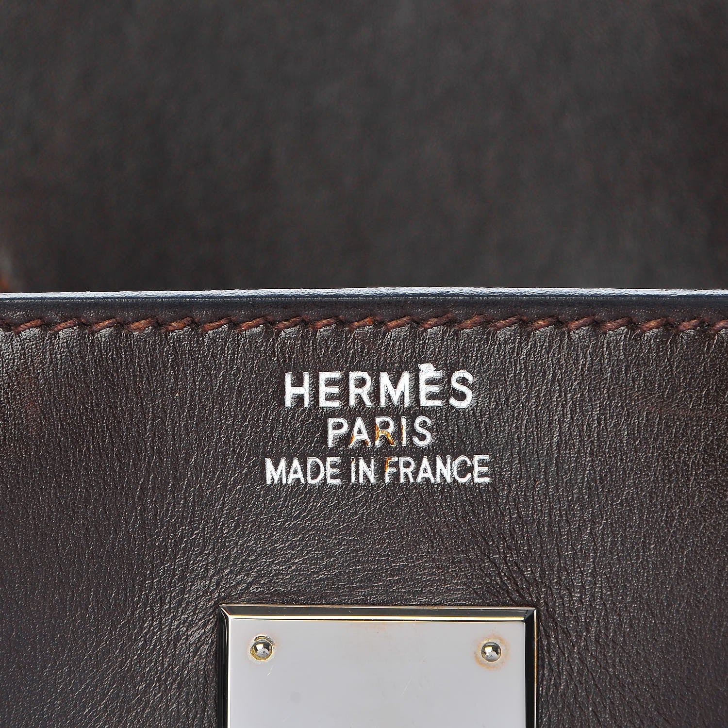 Hermes Box HAC Birkin 32 Chocolate 16 of 32