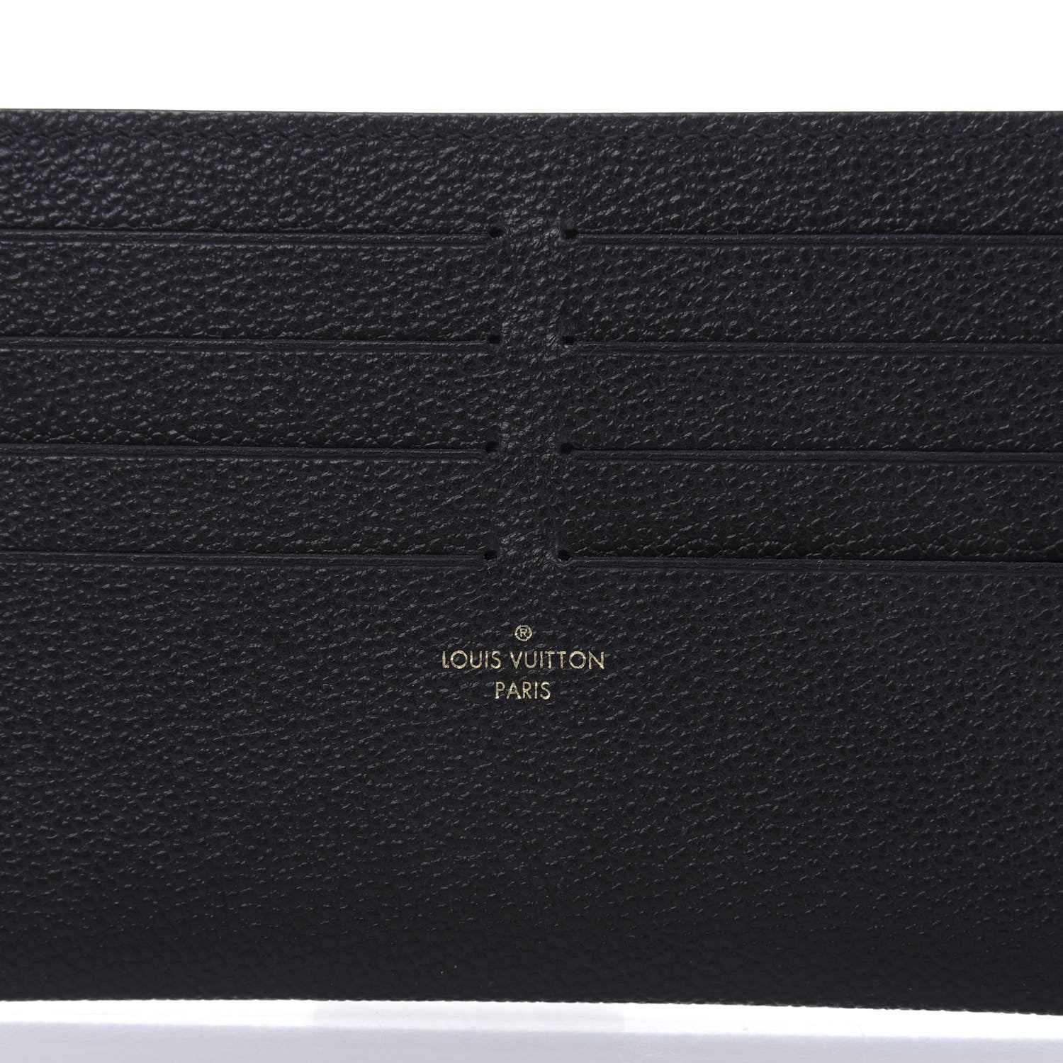 Louis Vuitton Calfskin Felicie Chain Wallet Card Holder Insert Black 10 of 10