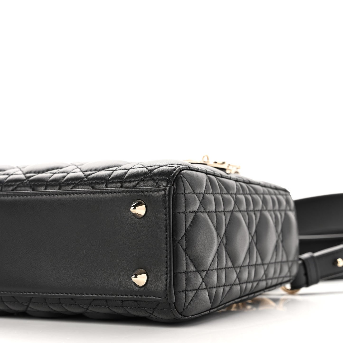 Lambskin Cannage Small My ABCDior Lady Dior Black