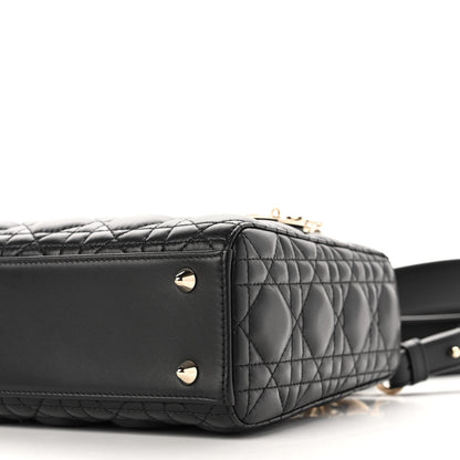 Christian Dior Lambskin Cannage Small My ABCDior Lady Dior Black 10 of 11