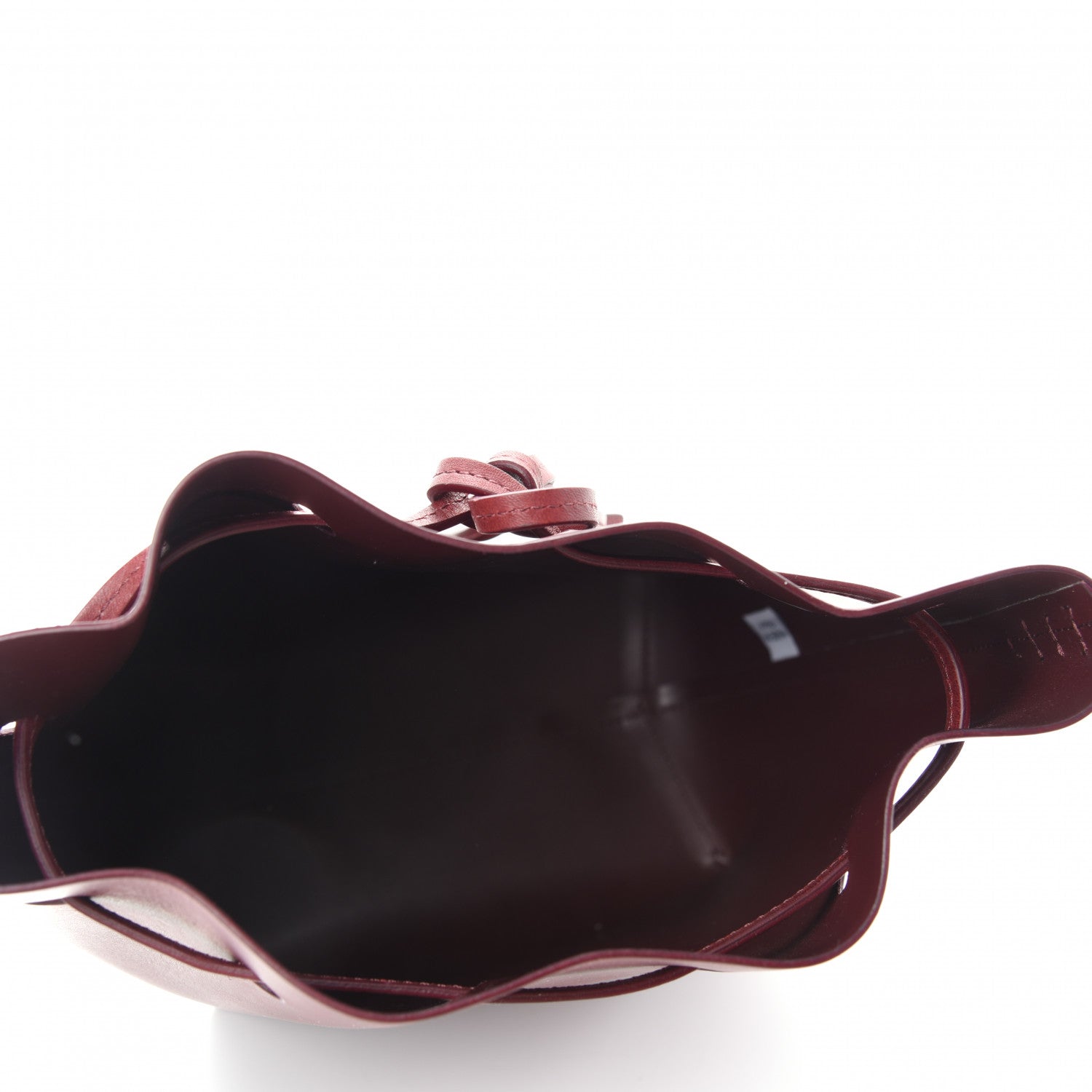 Mansur Gavriel Calfskin Mini Bucket Bag Bordeaux 5 of 10