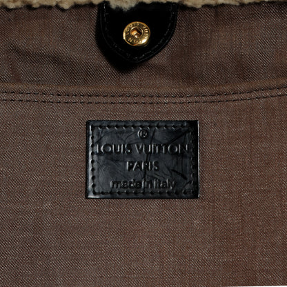 Louis Vuitton Patent Monogram Shearling Sac Thunder 6 of 8