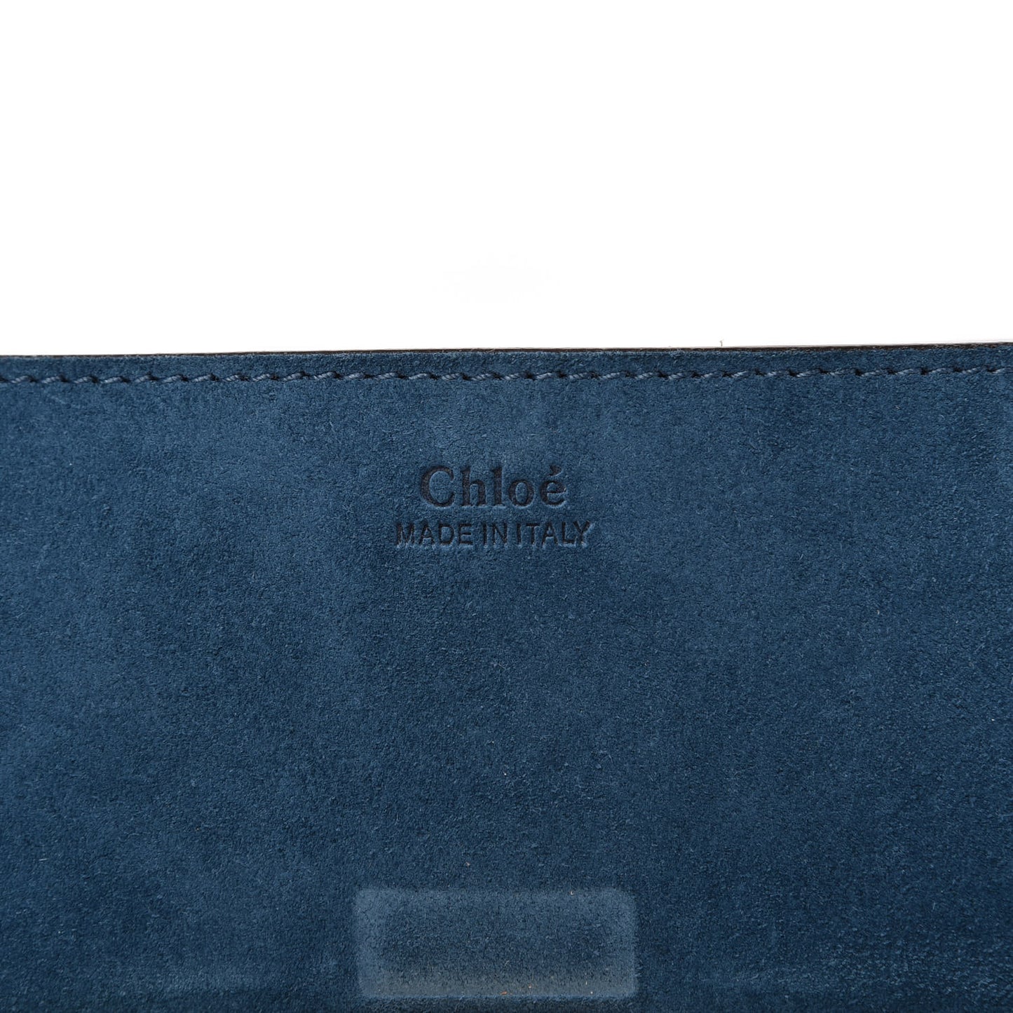 Suede Smooth Calfskin Drew Shoulder Bag Majolica Blue