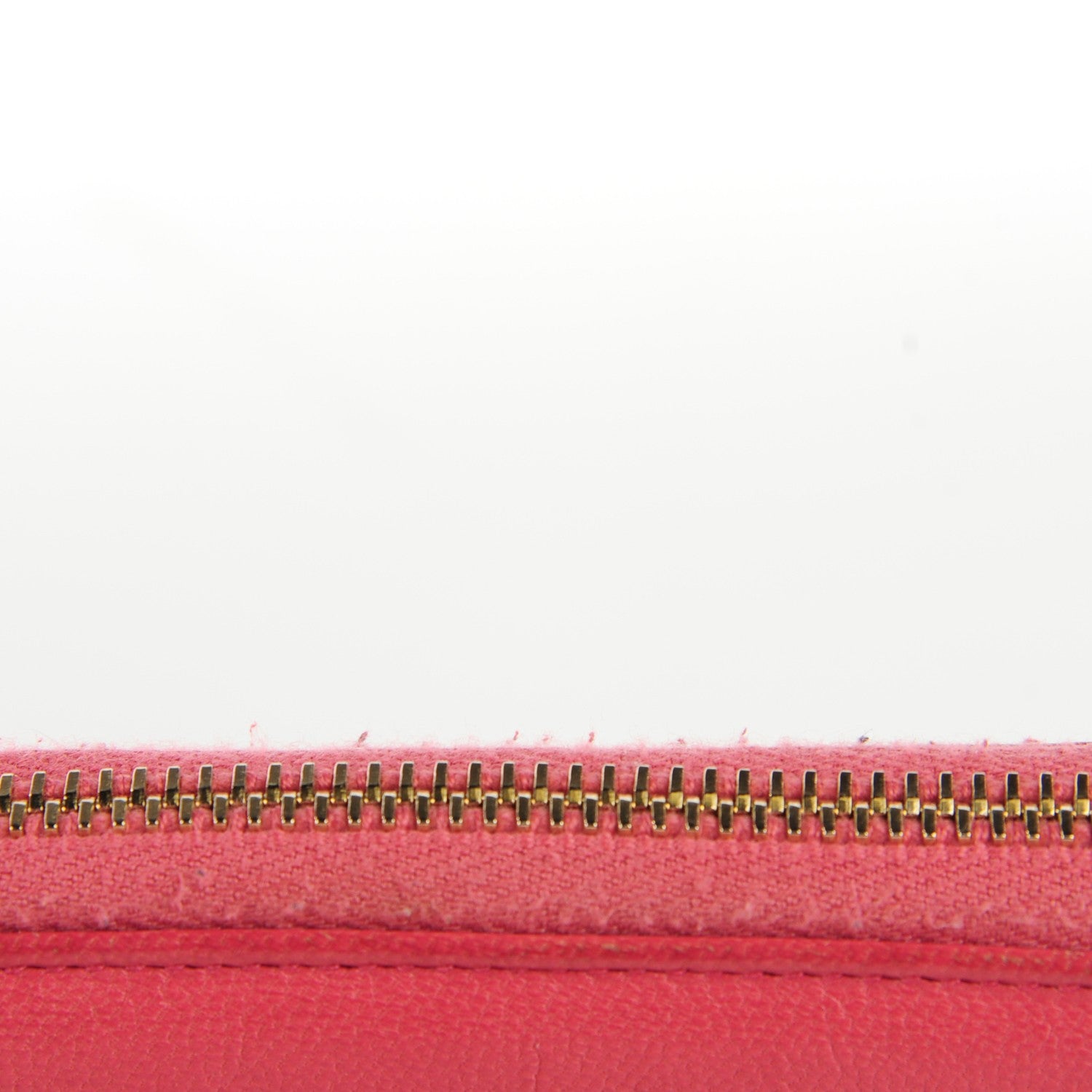 Saint Laurent Chevre Belle De Jour Zip Around Wallet Pink 5 of 9