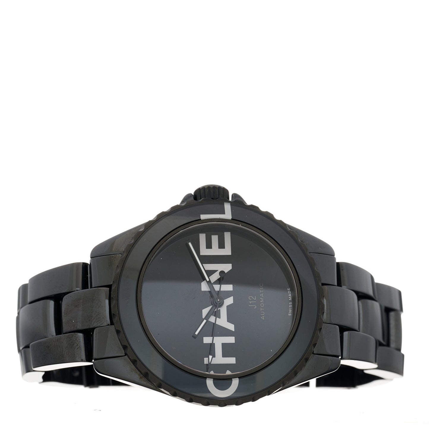 Stainless Steel Ceramic 38mm J12 Wanted de Chanel Automatic Watch Black