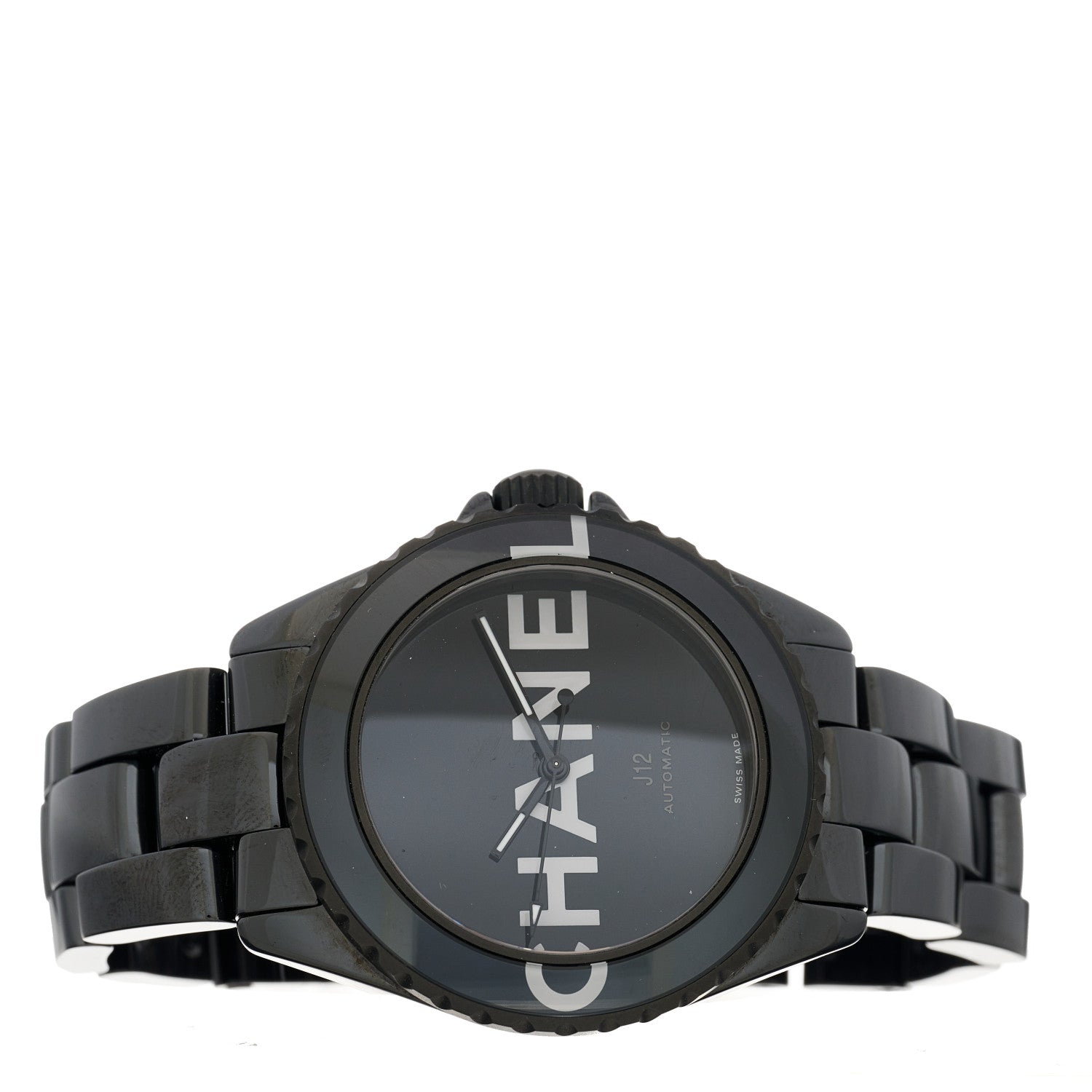 Chanel Stainless Steel Ceramic 38mm J12 Wanted de Chanel Automatic Watch Black 2 of 5