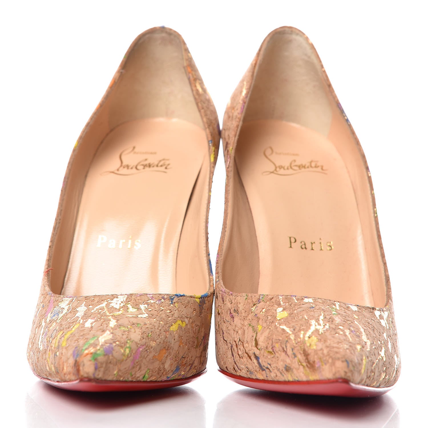 Christian Louboutin Liege Lame Decoltish 100 Pumps 36 Multicolor 2 of 10